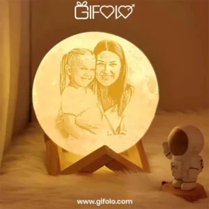 Personalised 3D Moon Lamp